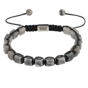 ARMBAND MIT JASPISWÜRFELN