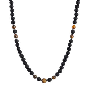 LAVA-VULKAN-HALSKETTE FÜR MÄNNER
