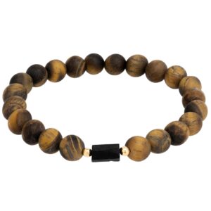 TIGERAUGE UND TURMALIN ARMBAND