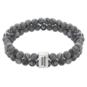 DOPPELTER JASPIS-ARMREIF