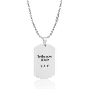 MINI DOG TAG – SILBER