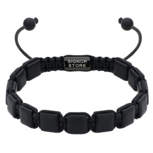 ARMBAND AUS SCHWARZEN ACHATEN