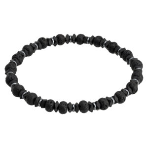 LAVA-RONDELL-ARMBAND FÜR MÄNNER