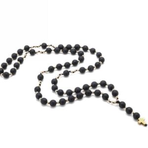 ROSENKRANZ GOLDENER HÄMATIT KREUZ