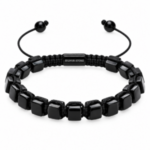 HERRENARMBAND ONYX FUSSKETTCHEN