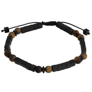 HERRENARMBAND MATTIERTER HÄMATIT