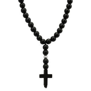 SILBERNE KREUZ-HALSKETTE