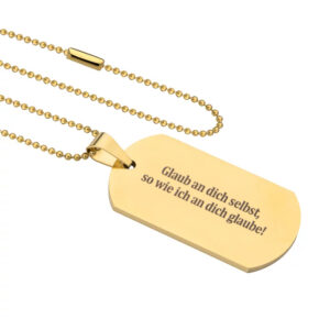 GOLD UNSTERBLICH AUS STAHL