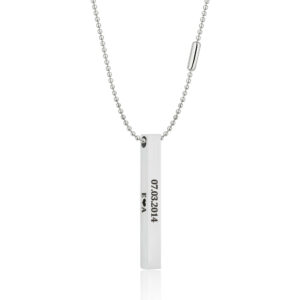 PILLAR CASE Anhänger mit Gravur (Silber)