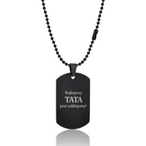 MINI DOG TAG – SCHWARZ